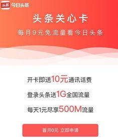 今日头条大王卡收费标准